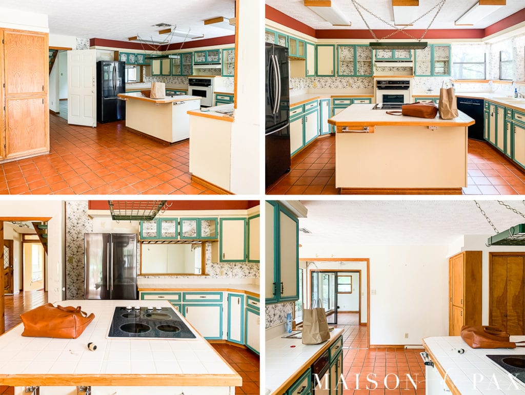 80s kitchen "before" - find out how to update!