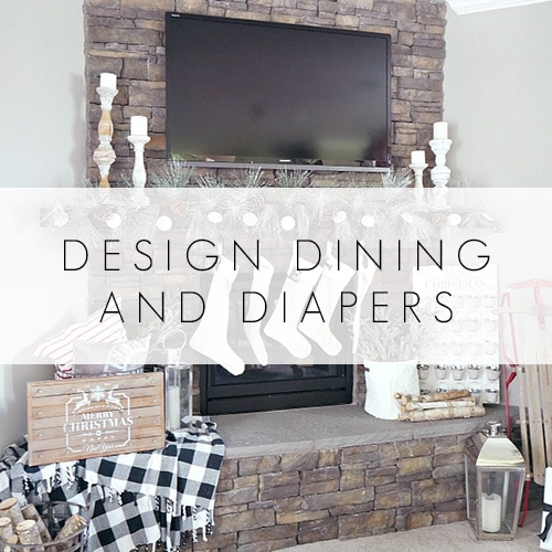 Green and white Christmas decorating ideas - Maison de Pax