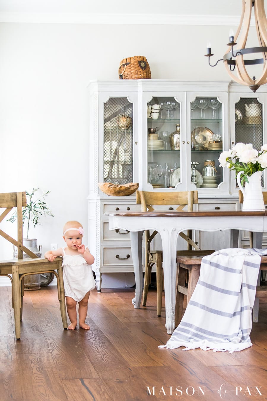 Simple French Country Dining Room