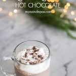 Delicious and SO EASY decadent hot chocolate: just a few minutes on the stovetop and you've got wonderfully creamy drinking chocolate to enjoy.