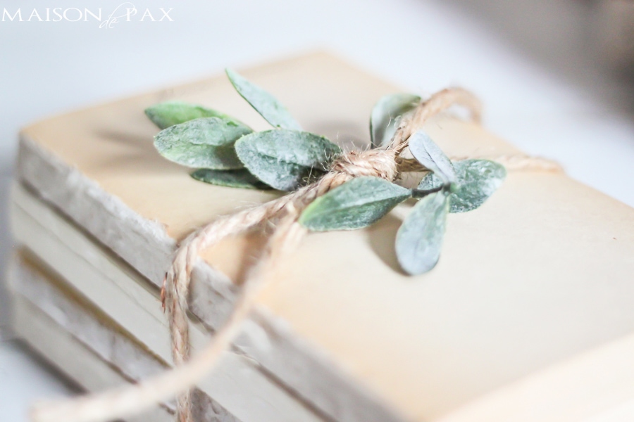So pretty! Great idea for old, thrift store books | MaisondePax.com