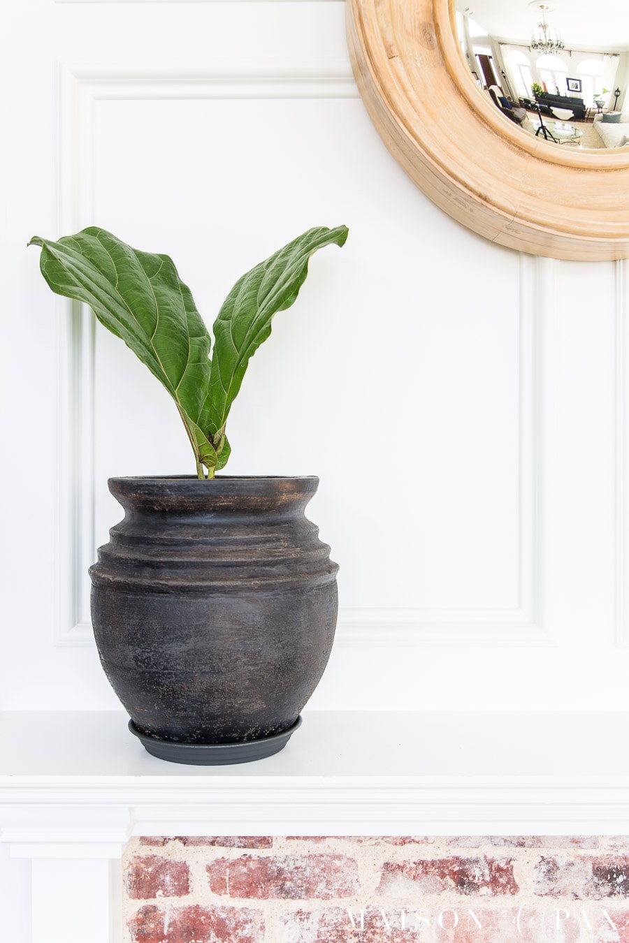 DIY Aged Black Pottery