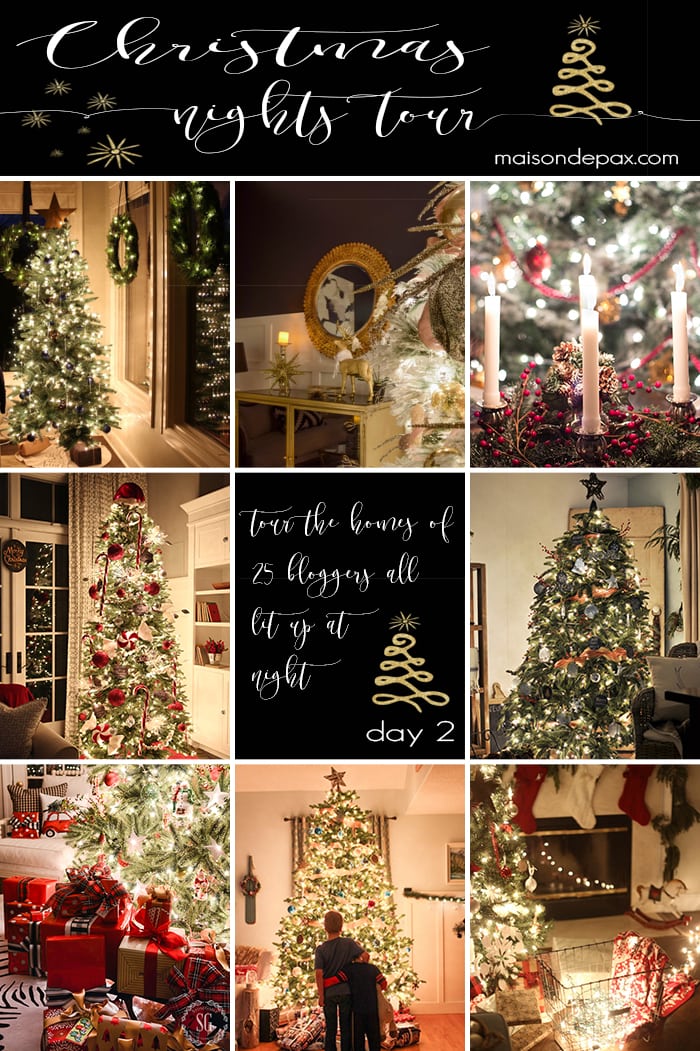 So amazing! Tour 25 gorgeous homes all lit up at night for the holidays | aiweb9ygdry.cmersite.com