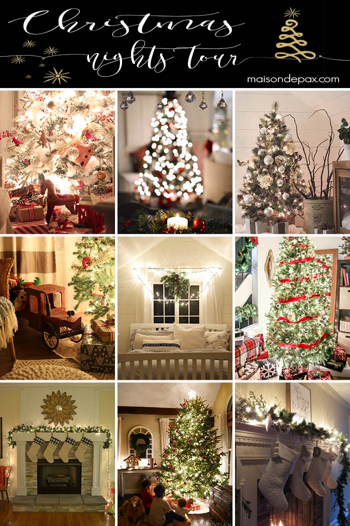 So amazing! Tour 25 gorgeous homes all lit up at night for the holidays | aiweb9ygdry.cmersite.com